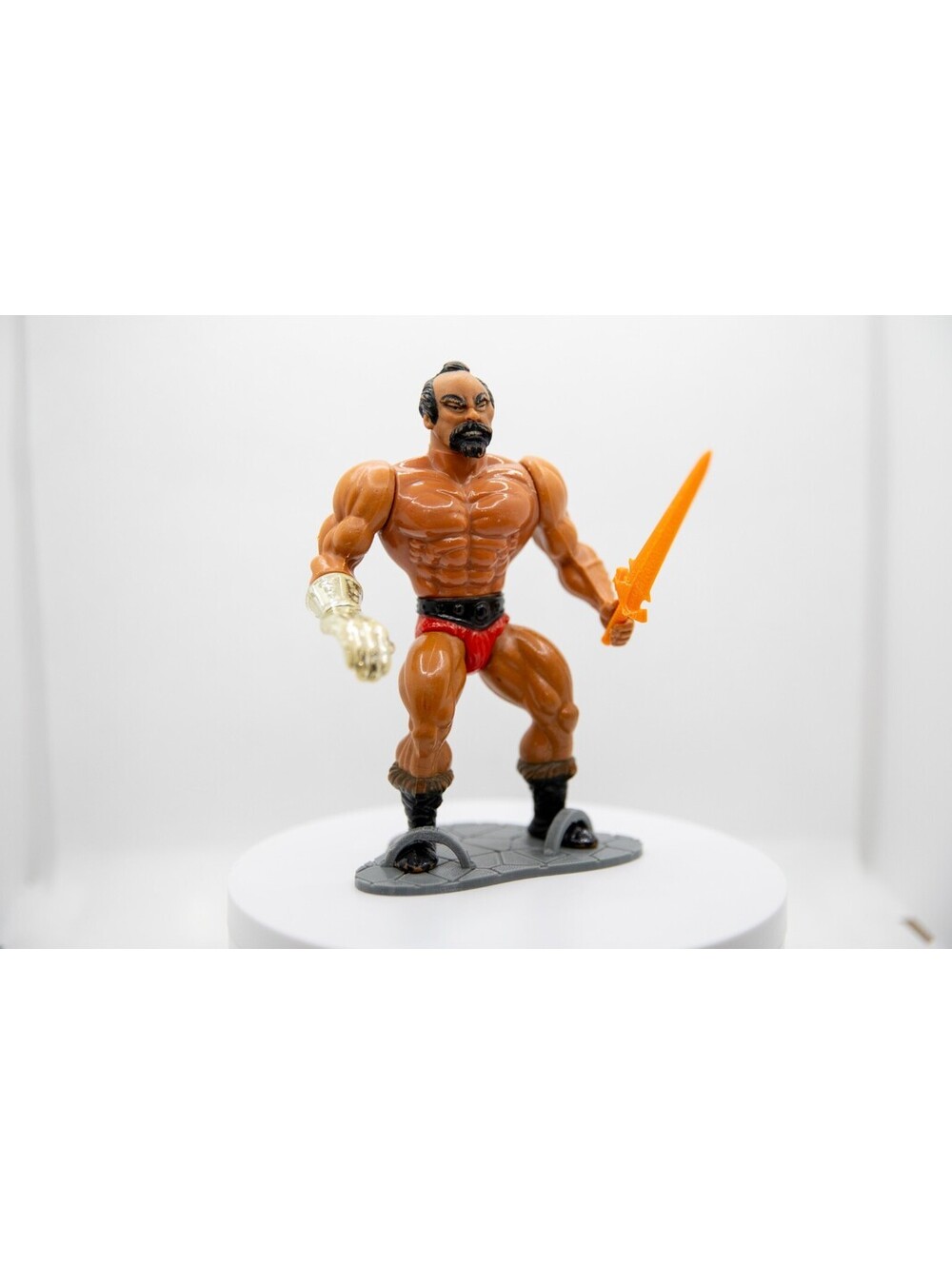 Jitsu 1983 He-Man MOTU Masters of the Universe Figure w/ Sword & Stand